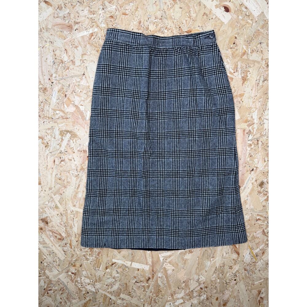 Pendleton Vintage Women’s Virgin Wool Houndstooth Skirt Sz M